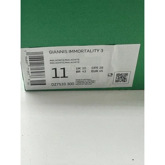 Men's Nike Giannis Immortality 3 Green Pink Basketball Shoes DZ7533-300 Sz 11 - Picture 11 of 12